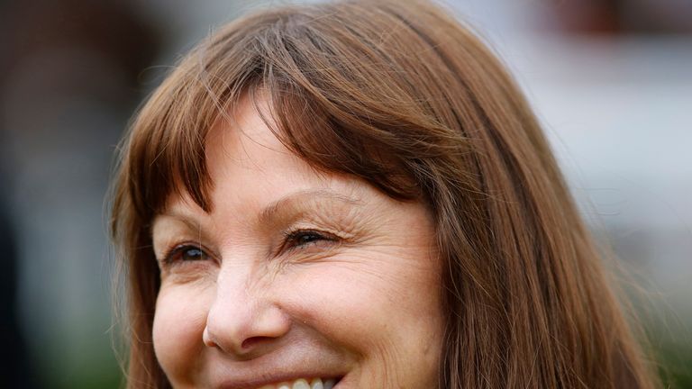 ESHER, ENGLAND - JUNE 13: Lady Jane Cecil poses at Sandown racecourse on June 13, 2015 in Esher, England. (Photo by Alan Crowhurst/Getty Images)
