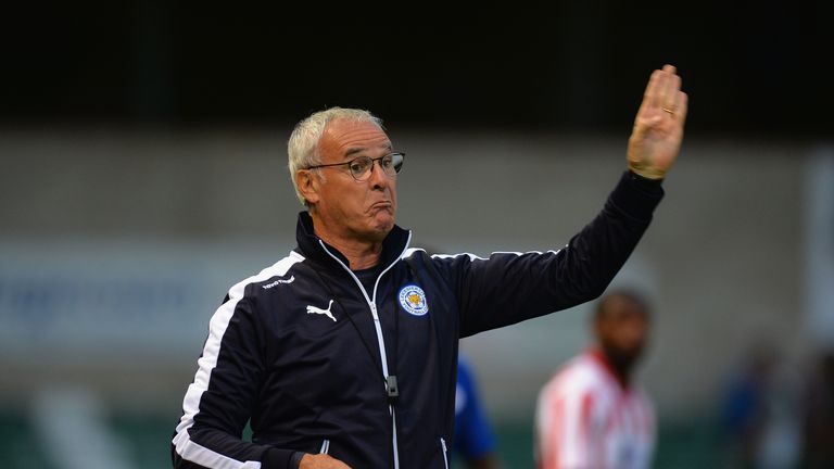 Leicester boss Claudio Ranieri saw his new side win 3-1 at Lincoln City
