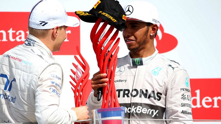 Lewis Hamilton was left unimpressed by the trophy he received for winning last year's British GP