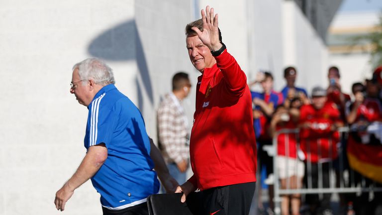 Louis van Gaal was again in cryptic mood after Manchester United's victory over San Jose Earthquakes