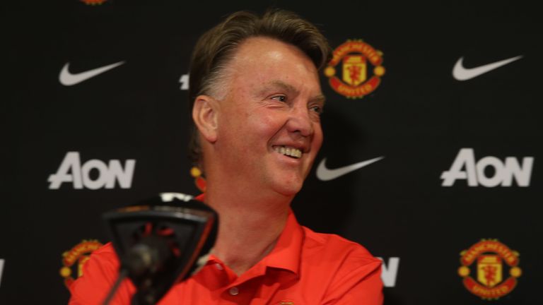 Louis van Gaal: The Manchester United boss is pleased with his new signings.