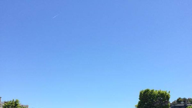 Better weather at the Champs-Élysées for Lucy Garner