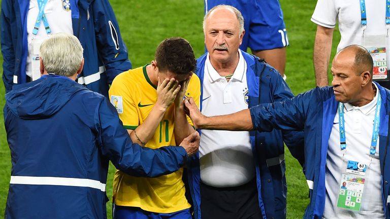 Brazil, under Luiz Felipe Scolari's management, were humilated by Germany in the semi-finals