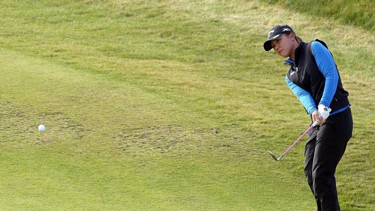 Lydia Ko: Carded seven birdies during her round at Turnberry.