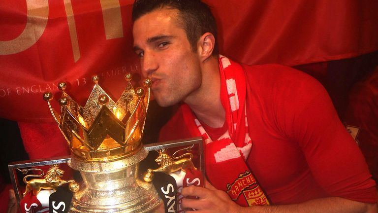 Robin van Persie looks set to leave Manchester United after three years at Old Trafford, during which he won his only Premier League winner's medal.