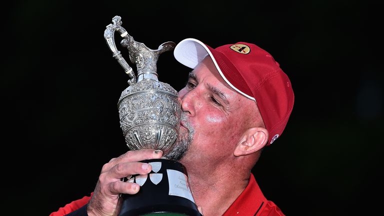 Marco Dawson: Celebrating a first Senior major title of his career