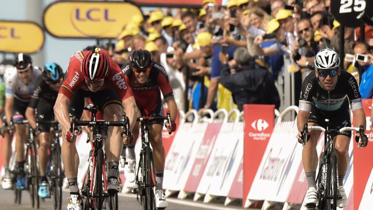 Mark Cavendish, Andre Greipel, Tour de France 2015, stage two