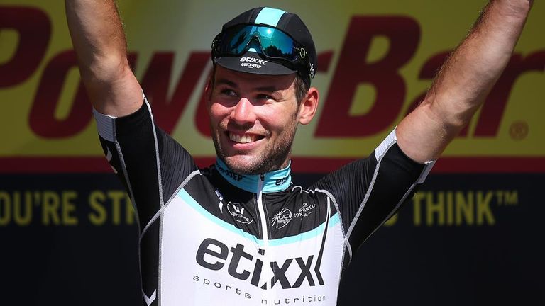 Mark Cavendish during stage seven of the 2015 Tour de France, a 190.5km stage between Livarot and Fougeres on July 10, 2015 in Fougeres, France.