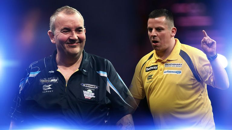 Phil Taylor and Dave Chisnall