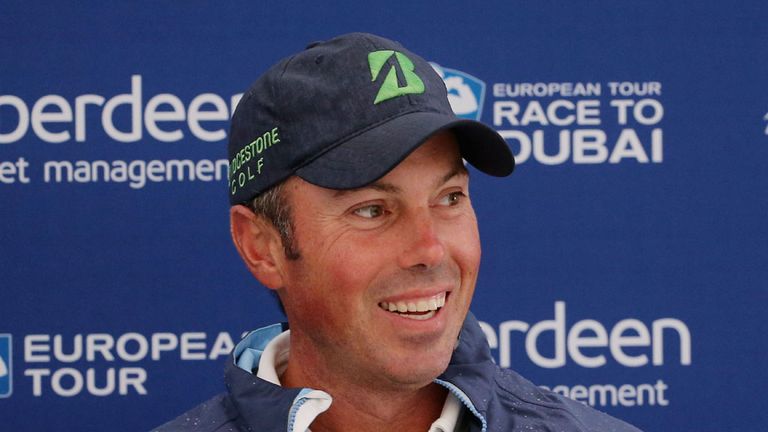 Matt Kuchar at his press conference ahead of the Scottish Open