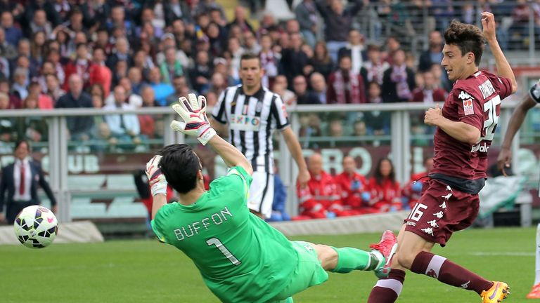 Matteo Darmian has an eye for a goal - scoring here against Juventus