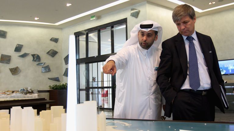 Harold Mayne-Nicholls was in Qatar in 2010 ahead of the World Cup hosting vote