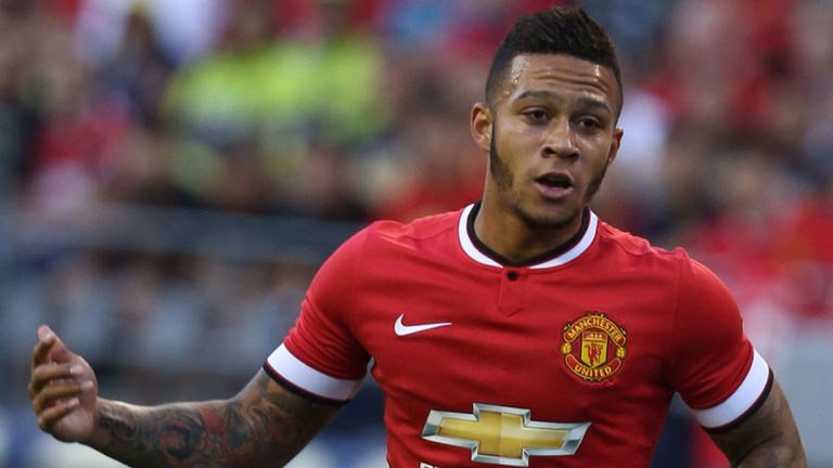 Memphis Depay of Manchester United
