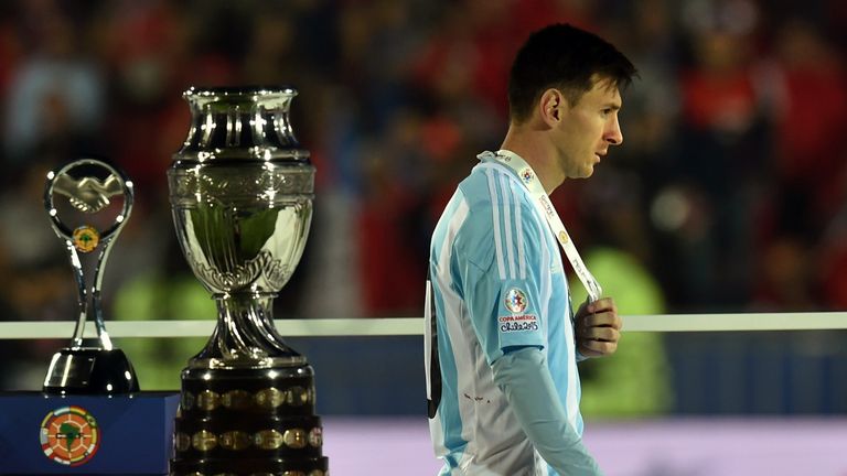 Messi has tasted defeat in two major finals in the last 12 months