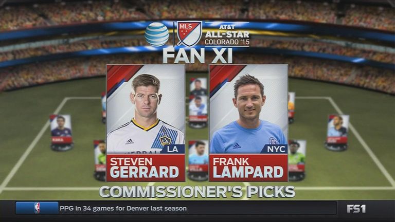 MLS commissioner Don Garber added Gerrard and Lampard to the squad