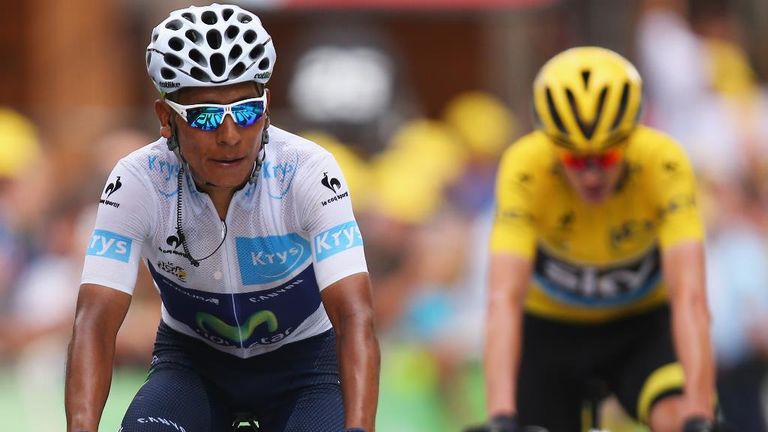 Nairo Quintana, Chris Froome, Tour de France, stage 17