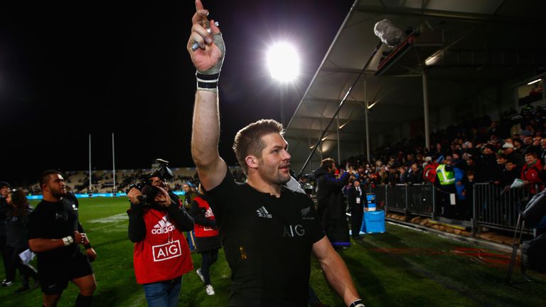Richie McCaw of the New Zealand All Blacks