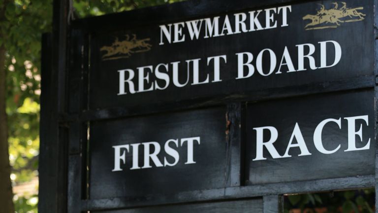 Newmarket results board