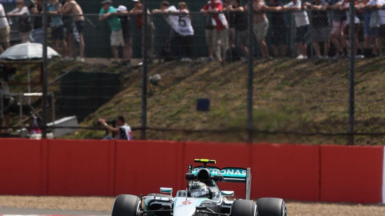 Nico Rosberg: 2015 British GP practice