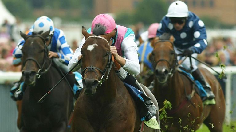 Richard Hughes and Oasis Dream land The Victor Chandler Nunthorpe Stakes to add to their July Cup success.