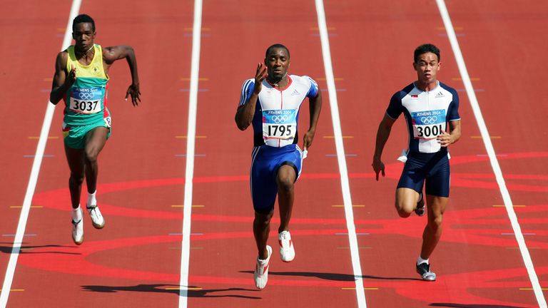 Former GB sprinter Darren Campbell is Mark's mentor