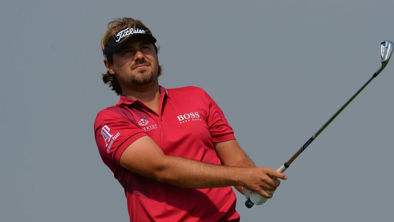 Victor Dubuisson in action at the Open de France