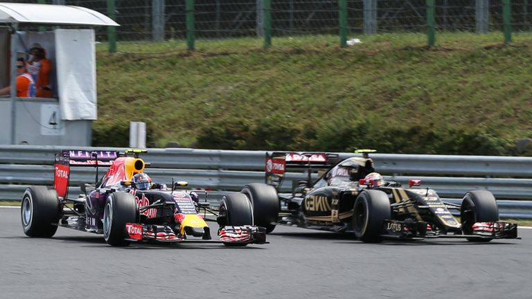 Daniil Kvyat and Pastor Maldonado: 2015 Hungarian GP