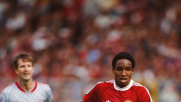 LONDON - AUGUST 18:  Manchester United player Paul Ince in action during the 1990 FA Charity Shield v Liverpool at Wembley Stadium on August 18, 1990