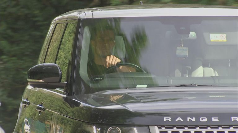 Robin van Persie: Reports for pre-season training at Carrington.