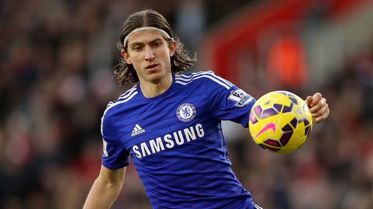 Felipe Luis of Chelsea during the Premier League match between Southampton and Chelsea
