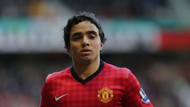 Rafael Manchester United at Old Trafford on March 10, 2013 in Manchester, England.