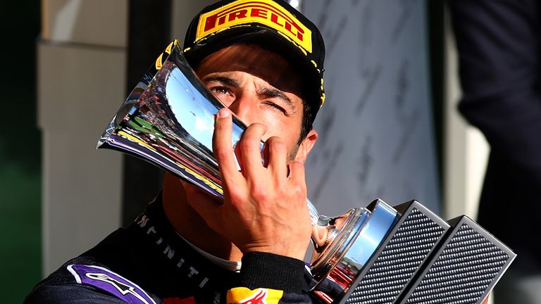 Daniel Ricciardo finished the Hungarian GP in third
