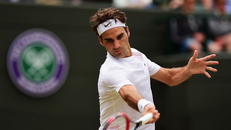 Roger Federer didn't take long to get the better of Gilles Simon