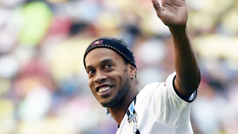 Ronaldinho has left Queretaro to join Fluminense in Brazil