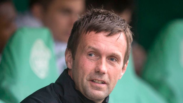 ST MIRREN PARK, PAISLEY, SCOTLAND - JULY 10th:    Ronny Deila Manager of Celtic  at the Pre Season Friendly between Celtic and Real Sociedad on July 10th, 
