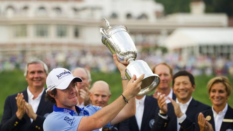 Rory McIlroy won his first major at the 2011 US Open