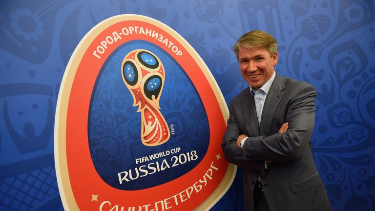 Alexey Sorokin, CEO of the 2018 FIFA World Cup Russia Local Organising Comittee poses for a portrait during a press co