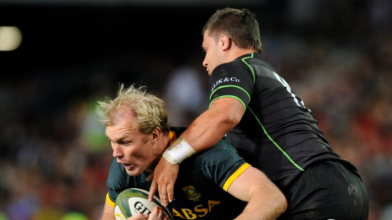 Schalk Burger of South Africa against World VX