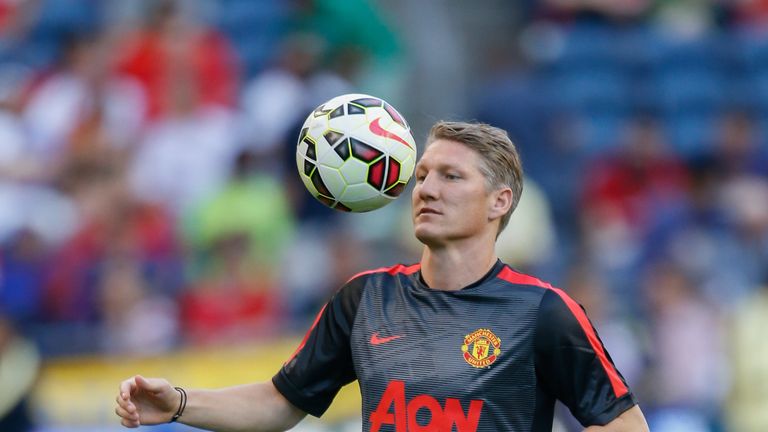Bastian Schweinsteiger played for 45 minutes against Club America in Seattle