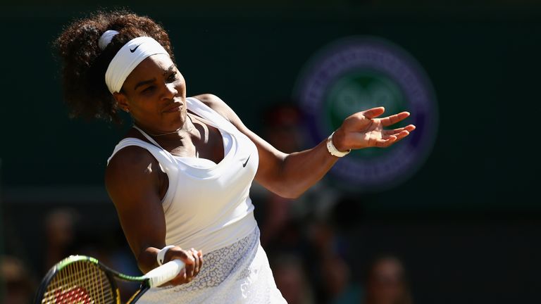 Serena Williams beat Maria Sharapova at Wimbledon