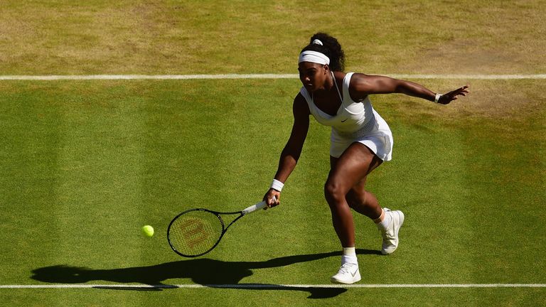 Serena Williams could win a calendar Grand Slam after her Wimbledon win