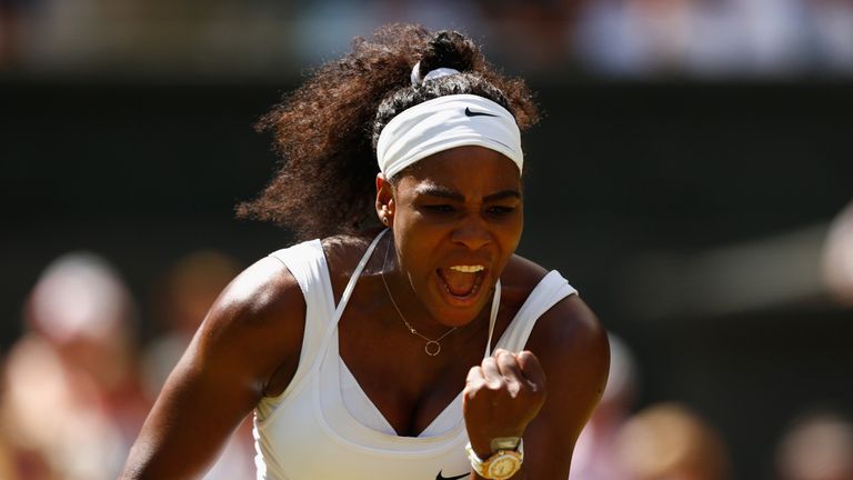 But Williams took the second set 6-4 too to seal her 'Serena Slam'
