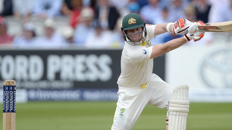 Steven Smith on his way to a double century at Lord's