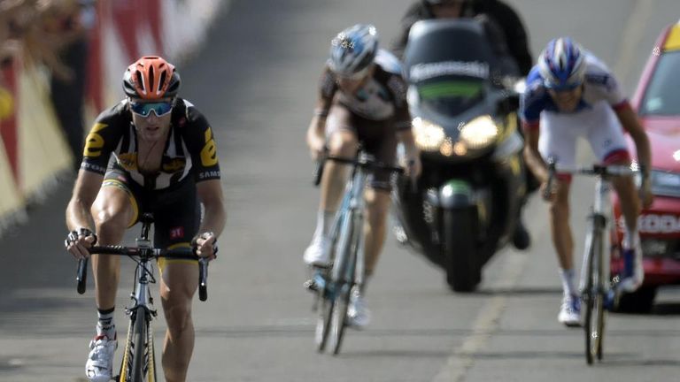 Steve Cummings, Thibaut Pinot, Romain Bardet, Tour de France, stage 14