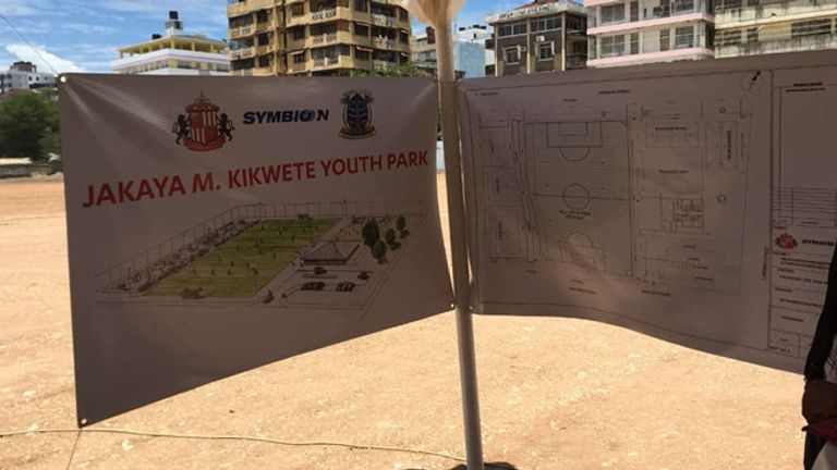 Sunderland community work in Tanzania taking shape [Mandatory credit: Sunderland AFC]
