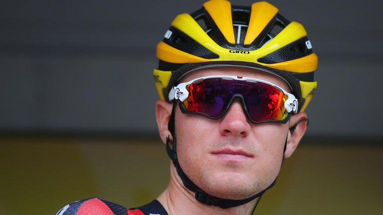 Tejay van Garderen during stage four of the 2015 Tour de France, a 223.5km stage between Seraing and Cambrai