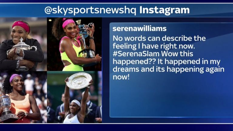 Serena Williams - Instagram after Wimbledon final 2015