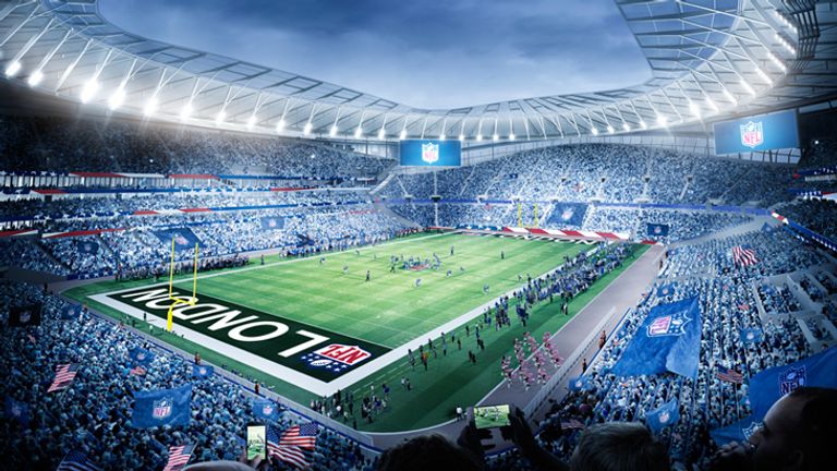 Tottenham's new stadium will have a capacity of 61,000