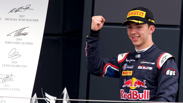 Pierre Gasly  has finished on the GP2 podium twice this year
