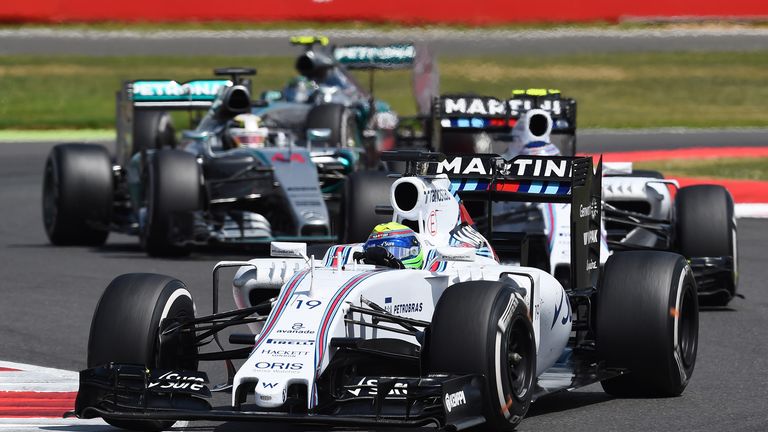 Felipe Massa and Valtteri Bottas got ahead of the Mercedes cars in the opening laps